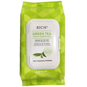 Rich Green Tea Cleansing Tissue, 60 count